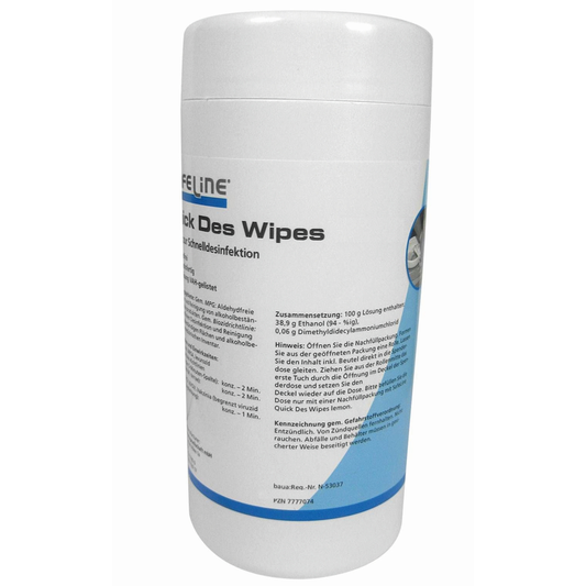 Alkóhólþurrkur – hraðvirkt sótthreinsiefni, með skammtara