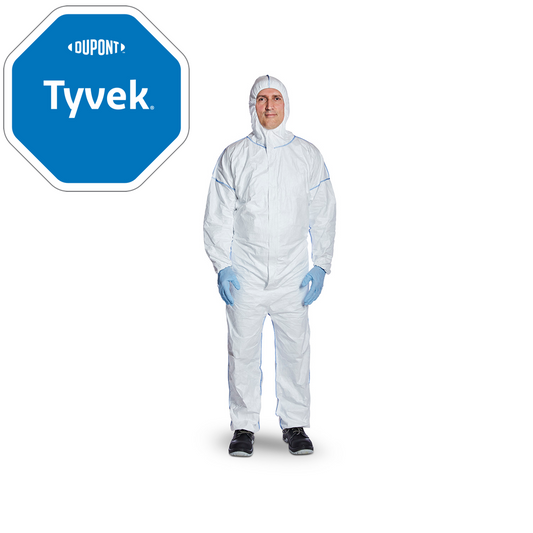 Tyvek® 400 DualFinish – Hlífðargalli með hettu og öndunareiginleikum