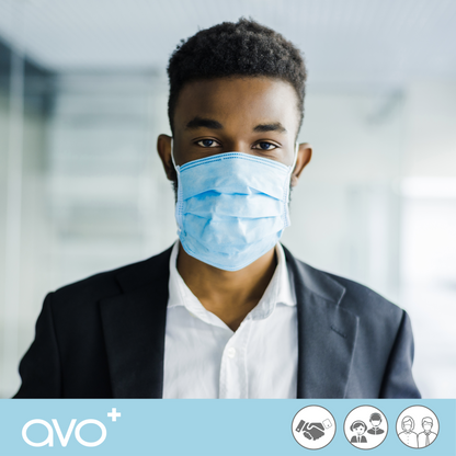 AVO+ Type IIR - Bláar 50/box grímur