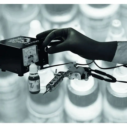 Einnota Nítríl Hanskar Svartir (4.0g) 100stk