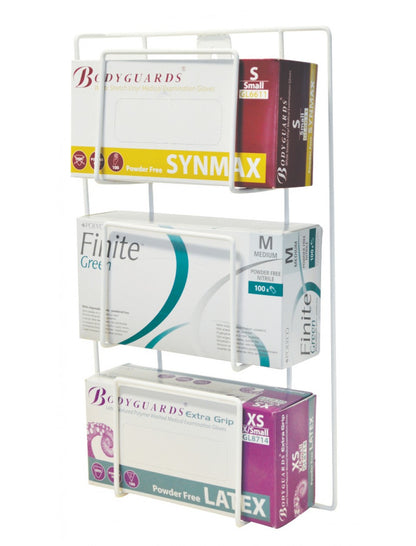 Hanskaskammtari fyrir þrjú box