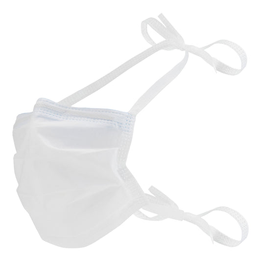 HALYARD PUREZERO® HM4 Non-Sterile Pleated Cleanroom Face Mask with Ties – ISO Class 4+