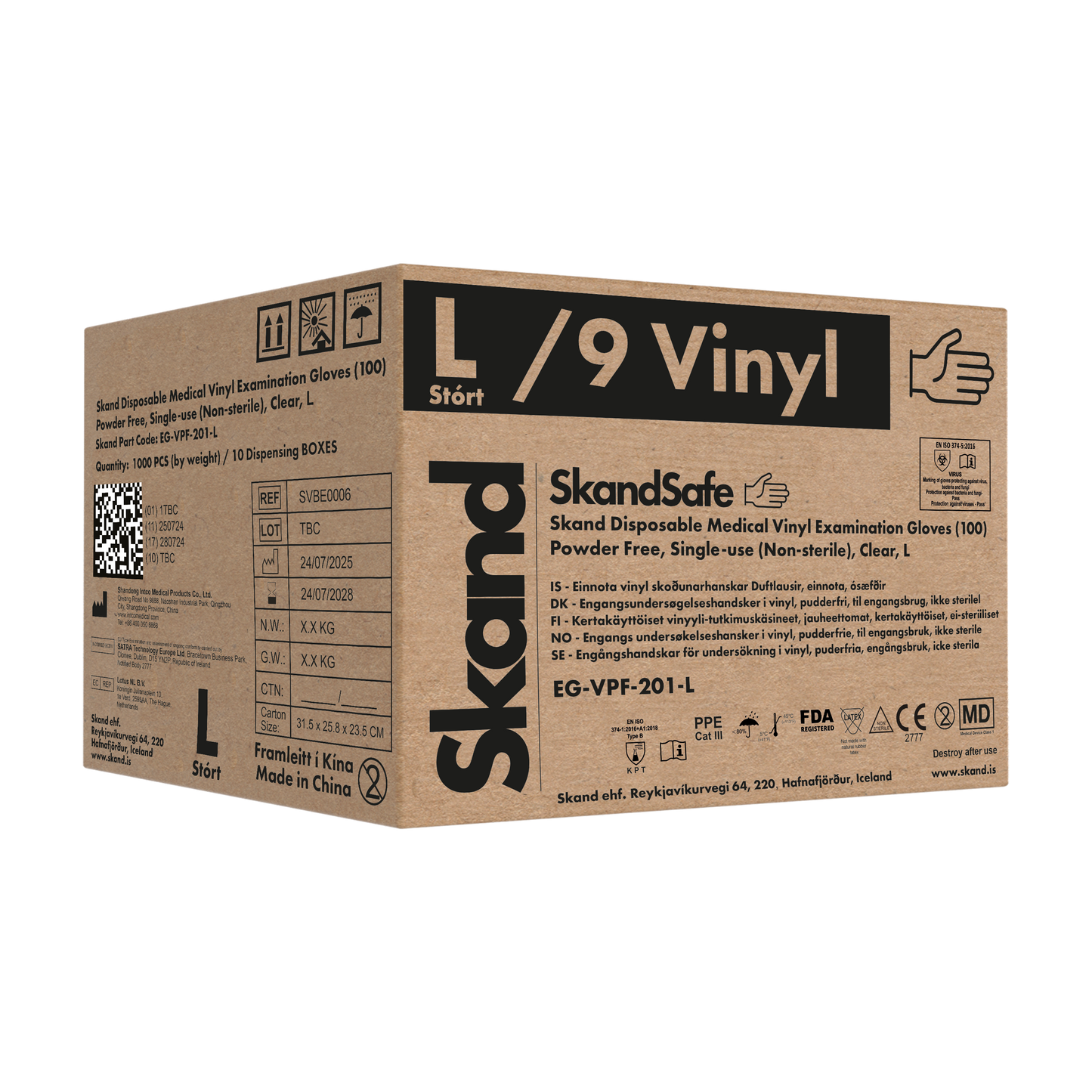 Skand Safe Vinyl hanskar (4.5g)