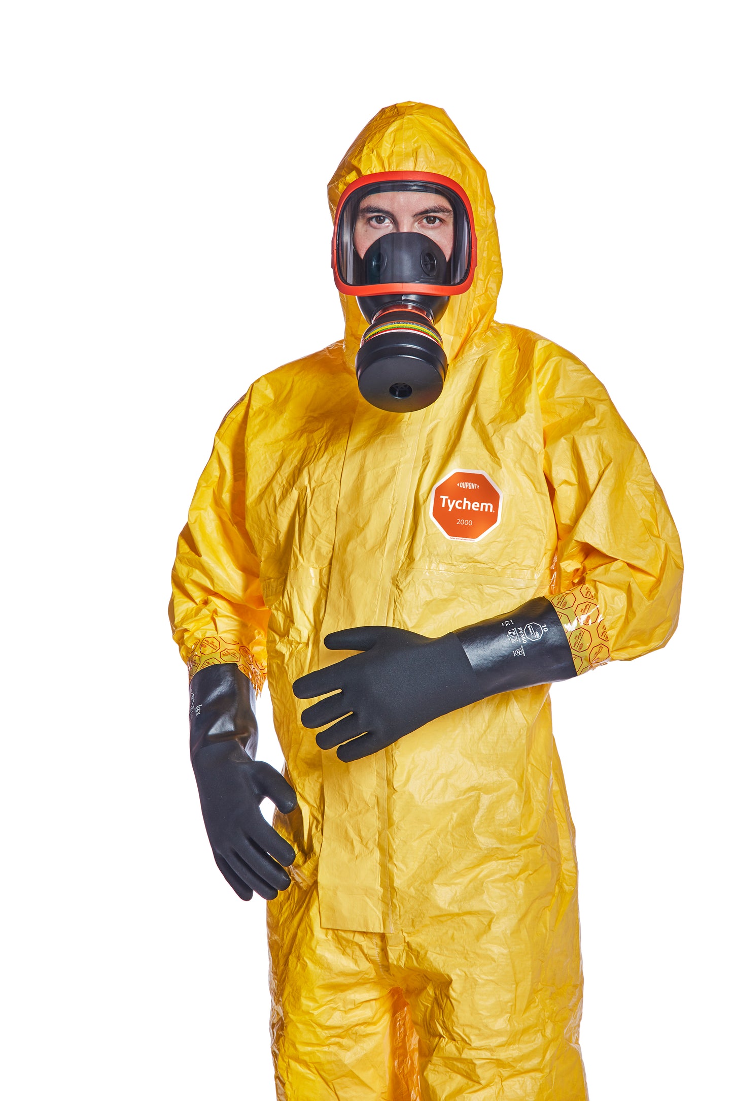 Tychem® 2000 C hlífðargalli með hettu & sokkum – Model CHA5TYL16