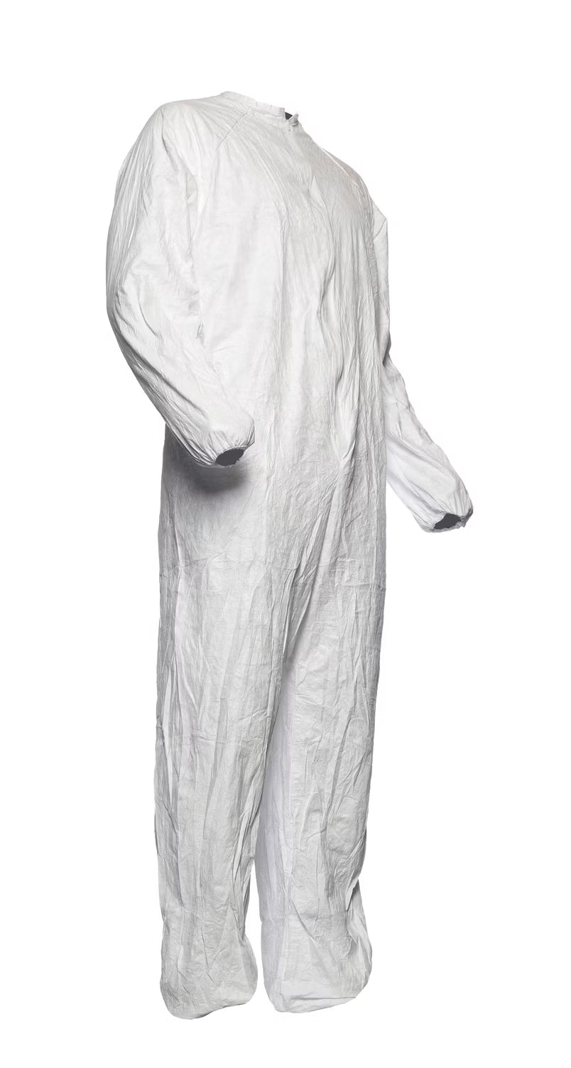 DuPont™ Tyvek® IsoClean® TS – Sterile Cleanroom Coverall with Collar (No Hood) – GMP Grade A/B