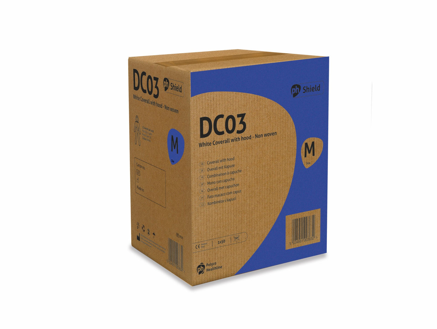 Hlífðargallar Hvítir DC03