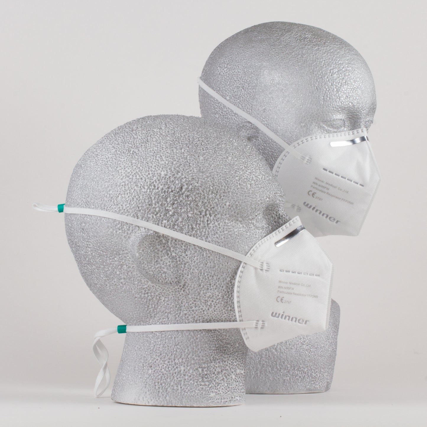 Winner FFP2 grímur - Hvítar 50/box