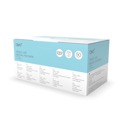 AVO+ Type IIR - Bláar 50/box grímur